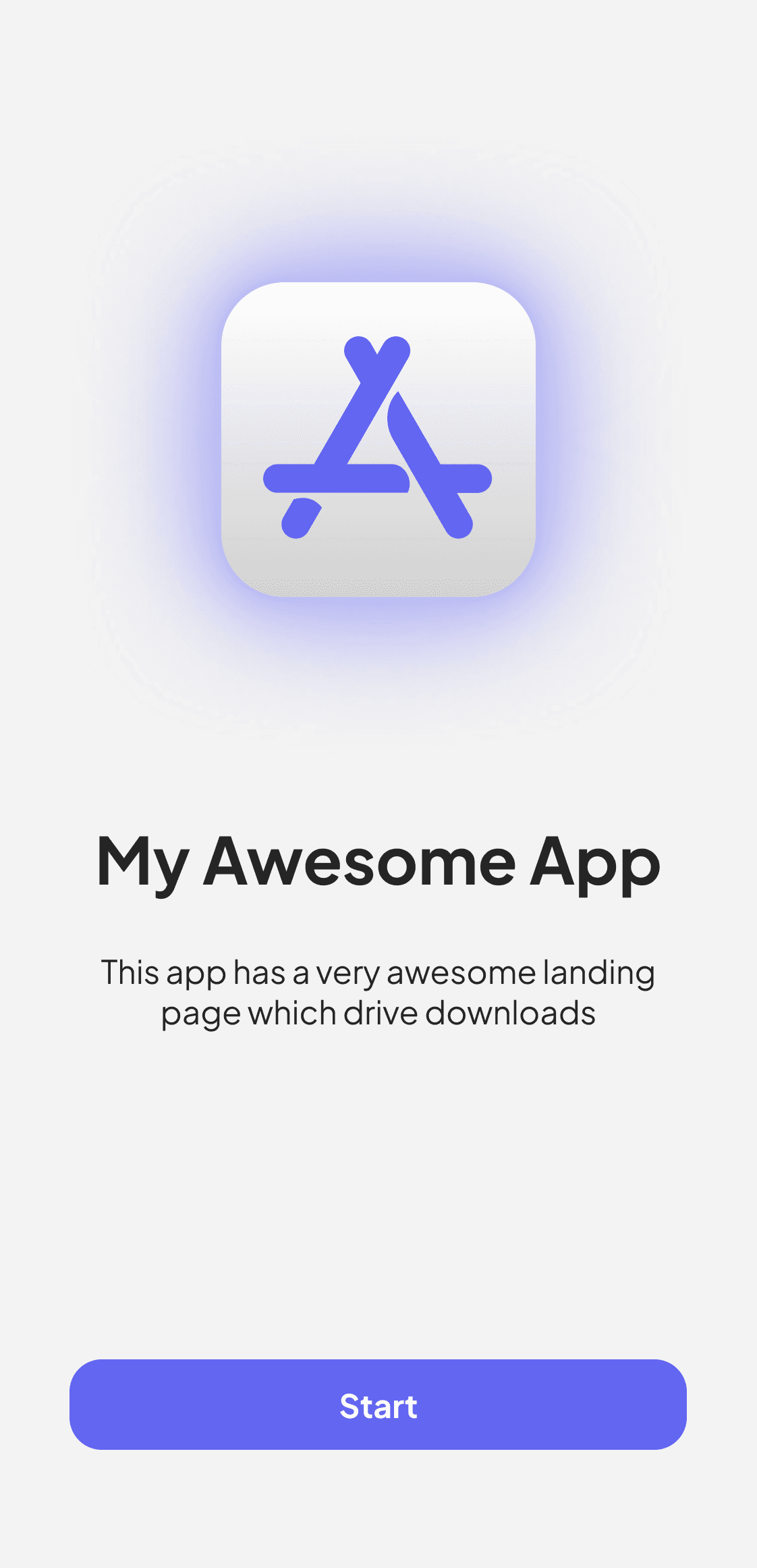 Your App Name app screenshot